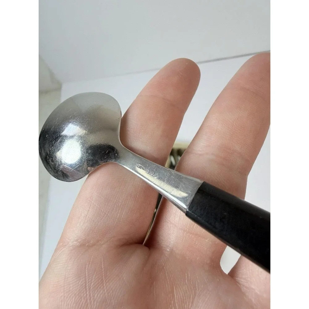 Roy Blohm Brodrene Oyo Norway Grace Mid‎ Century Stainless Flatware Spoons